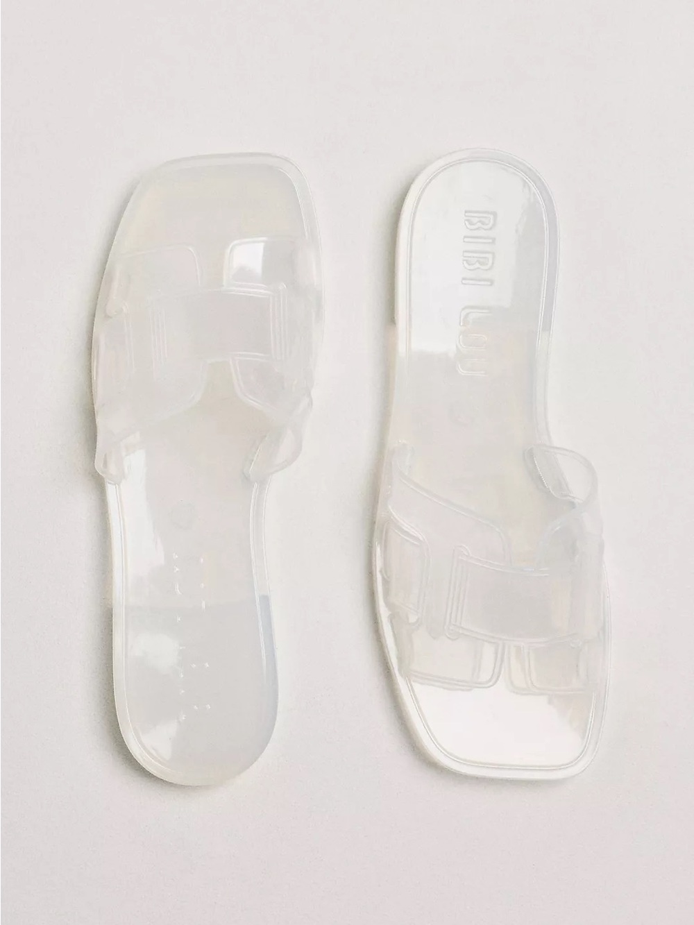 Bibi Lou Holly Jelly Clear Slides Sandals